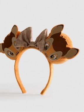 Disney Bambi Plush Mickey Mouse Ears Headband Accessory Primark NWT